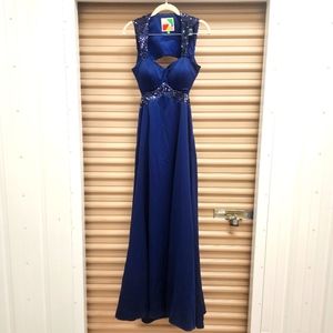 Navy Blue Gown